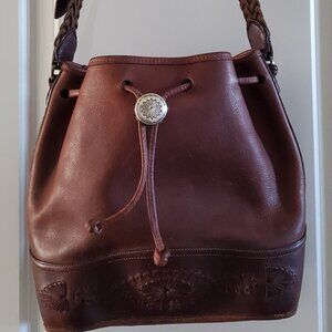 Brighton Vintage Leather Satchel